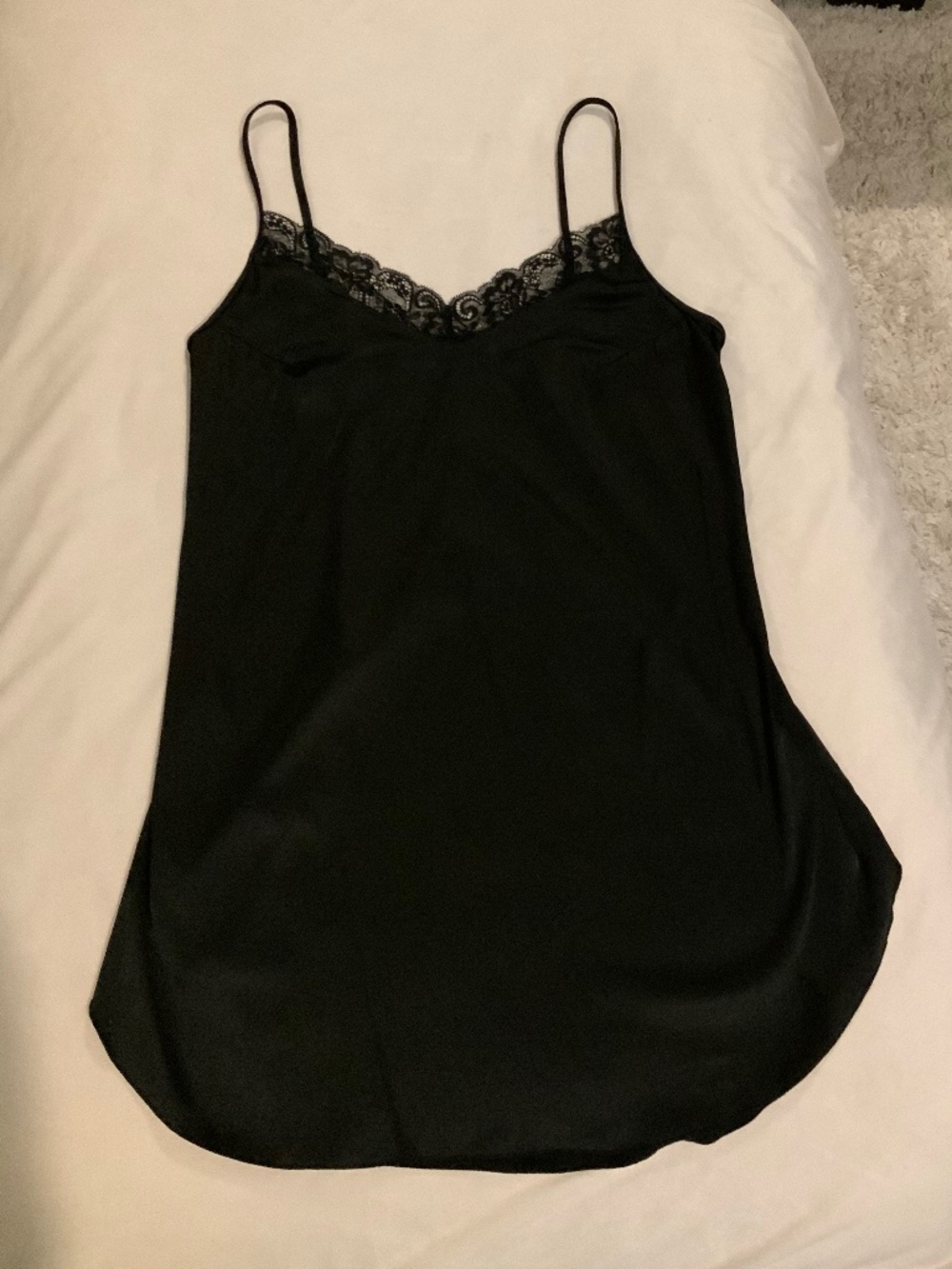 Avidlove  Black XL Chemise Slip Intimate Sleep Pajamas Wedding Date Feminine